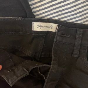 Madewell roadtripper black jeans